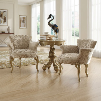 Round side table wooden table coffee table sofa living room design