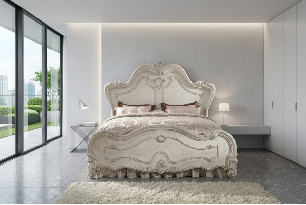 Bed Design Double Bed Beds Luxury Classic Baroque Chesterfield