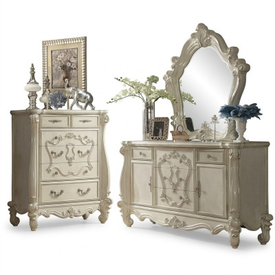 Buffet sideboard sideboards cabinet Baroque Rococo mirror sideboard console wood new