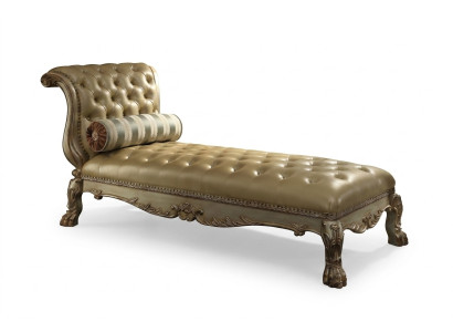 Chesterfield chaise longues leather sofa golden recliners Chesterfield sofa