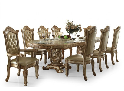 Baroque Antique Style Dining Table Real Wood Classical Designer Tables Rococo