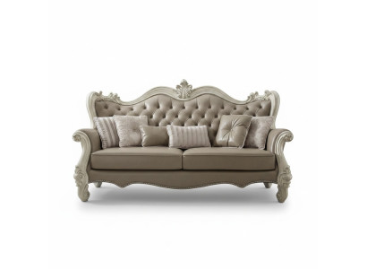 Three-seater 3-seater Relax Sofas Lounge Sofa Leather Upholstered Couch Fabric