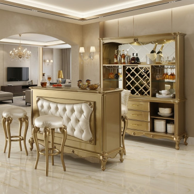 Bar tables bar counter wood bar tables counters luxury class baroque handmade new