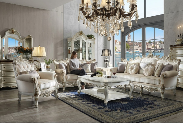 Sofa set 3+2 seater upholstered couches classical living room sofas
