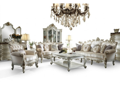 Sofa set 3+2 seater upholstered couches classical living room sofas
