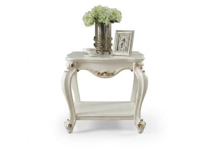 Carved coffee table side table living room wooden tables