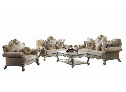 Luxury Sofa Design Couch Upholstery Classic Furniture 3-Seater Three-Seater