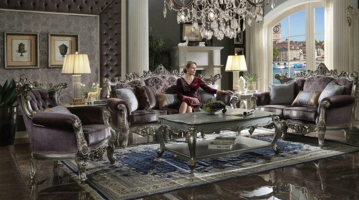 Hello Baroque living room furniture sofa textile couch three-seater seat cushion