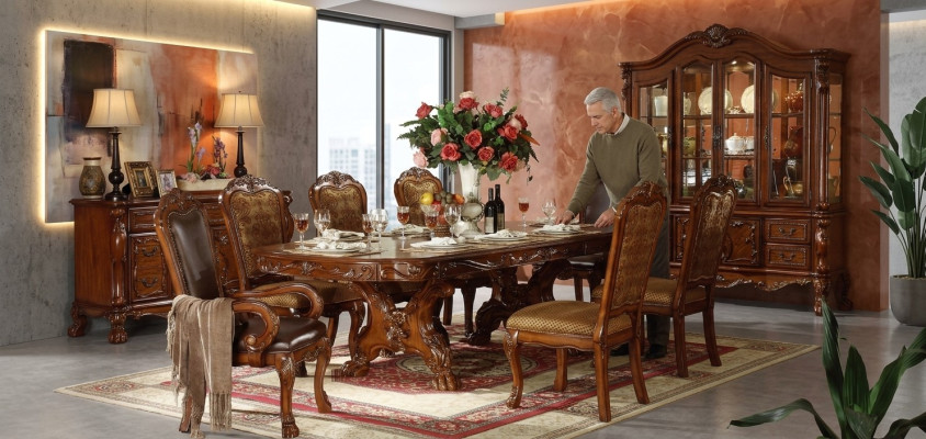Design dining table dining room 8 chairs set chair tables wooden table