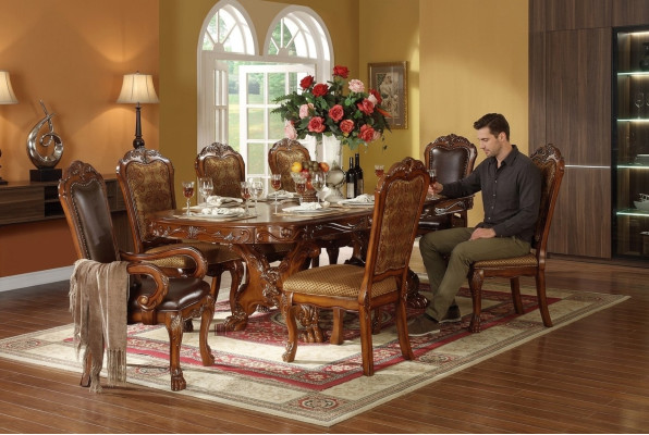 Royal dining table table tables wooden table classic decor Rococo Baroque