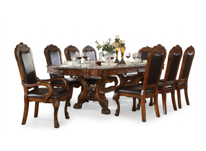 Furniture Table 6x Chair Sets Dining Room Suite Wood Complete Baroque Rococo