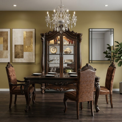Display cabinet showcase living room cabinets show design Rococo Baroque