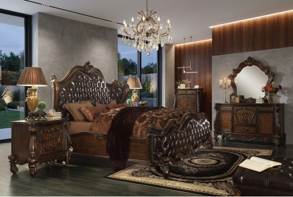 Design bedroom 5-piece. Complete bedroom set bed decor nightstand