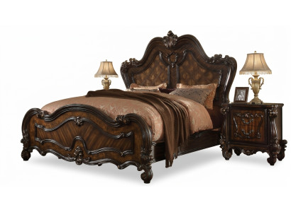 Royal double bed beds + 2x nightstand console complete set new