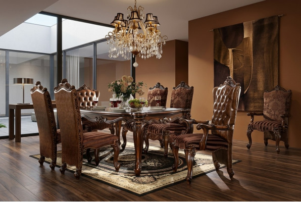 Classic luxury table wood tables decor Rococo Baroque antique style dining living