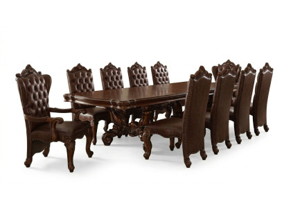 Dining table set dining room living room wood baroque rococo tables