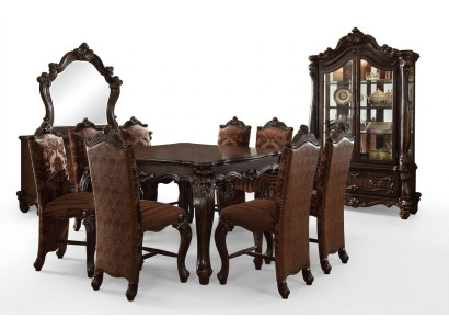 Classic dining table set wood dining room 8x chair set chairs