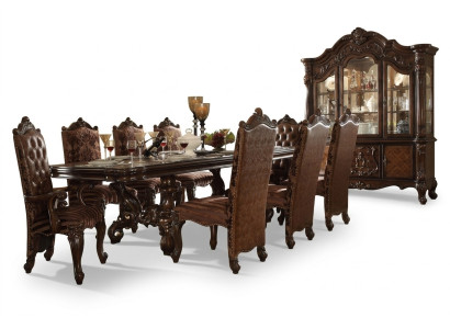 Classic Brown Chesterfield Chairs Designer x6 Leather Chairs Chair Set 6-piece.