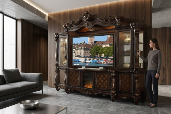 Designer living room decorative classic TV wall unit media wall television wall