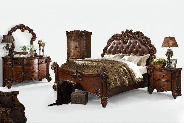 Classic Bedroom Dressers 2-piece Set Baroque Rococo Dresser + Mirror New