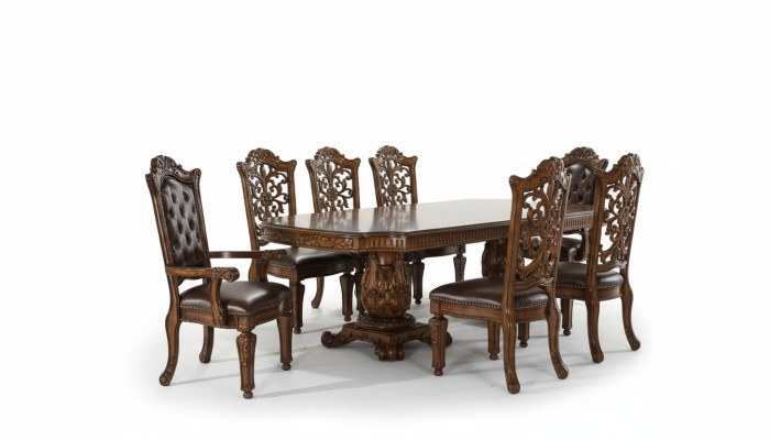 Baroque Rococo Style Furniture Dining Table Set Dining Room Carved