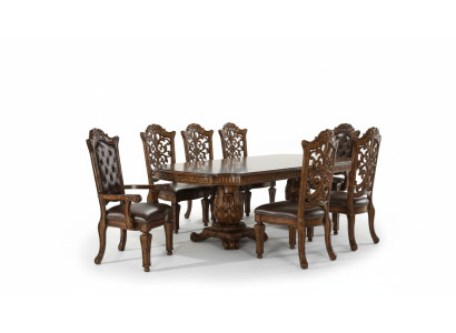 Baroque Rococo Style Furniture Dining Table Set Dining Room Carved