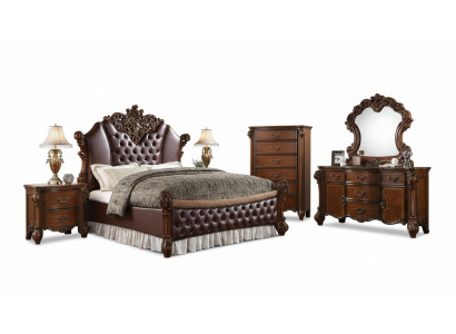 Bed pillow design luxury hotel double beds sleep room leather decoration