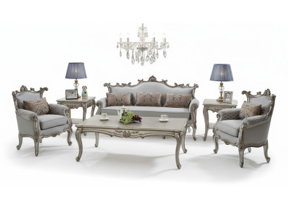 Classic sofa set 321 seat sofa upholstery group living room landscape couch