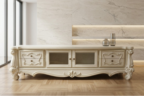 Sideboard TV Lowboard RTV Cupboard Table Living Room Wood Decor Classic