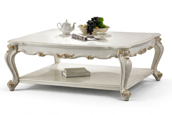 Luxury Coffee Table Genuine Decorative Wood Tables Side Sofa Table Living Room