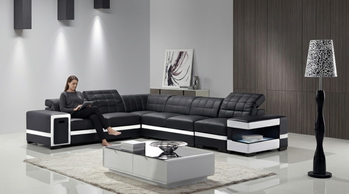 Designer sofa couch corner sofa upholstery decoration set living landscape L-shape