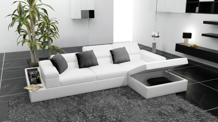 Corner sofa upholstery couch seat corner leather sofa L-shaped living landscape