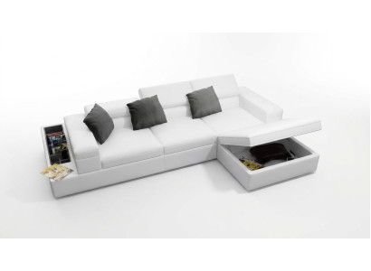 Corner sofa upholstery couch seat corner leather sofa L-shaped living landscape