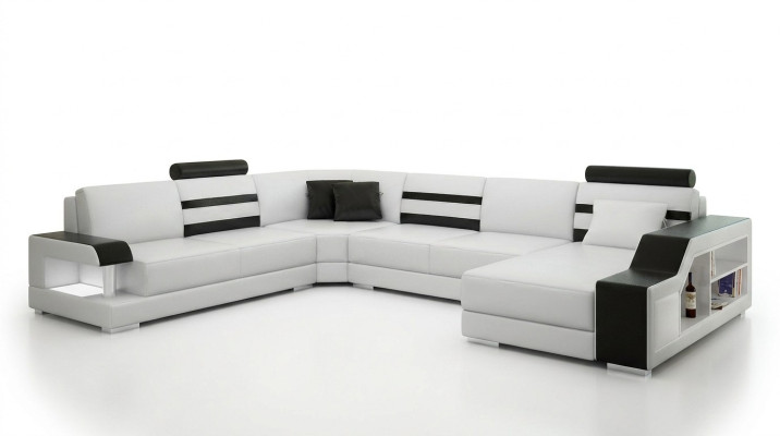 Corner sofa couch upholstery corner set living landscape leather design corner U shape