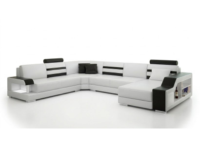 Corner sofa couch upholstery corner set living landscape leather design corner U shape