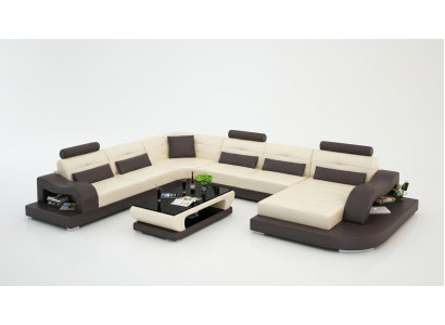 Corner sofa couch upholstery corner seat living landscape set U-shape