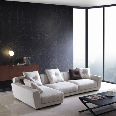 Design corner sofa L-shaped couch upholstery fabric sofas luxury living room