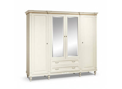 Classic wardrobes wardrobe wall unit 4 doors wooden furniture bedroom