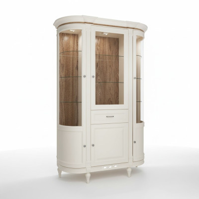 Classic cabinets, showcase, wood, noble luxury, glass cabinet, wooden shelf