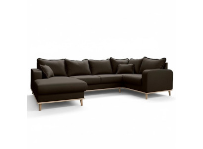 Sectional sofa couch upholstery U-shape living landscape seating suite sofas