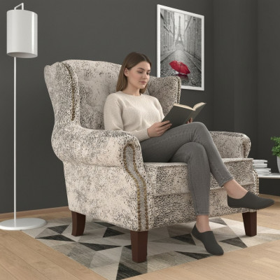 Ear armchair lounge chair cocktail chair bar chair leather sofa design