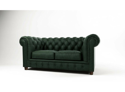 Chesterfield Luxury 2-Seater Couch Upholstered Sofa Fabric Sofas Set New