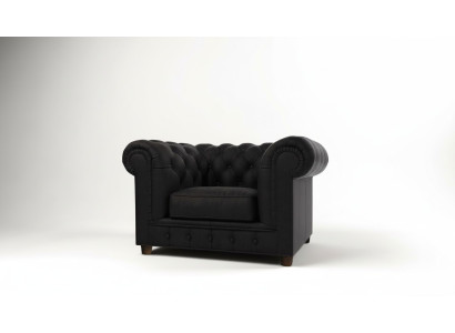 Noble design Chesterfield armchair upholstered TV seat lounge club textile