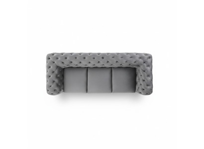 Designer sofa 3-seater Chesterfield couch upholstered sofas three-seater seat