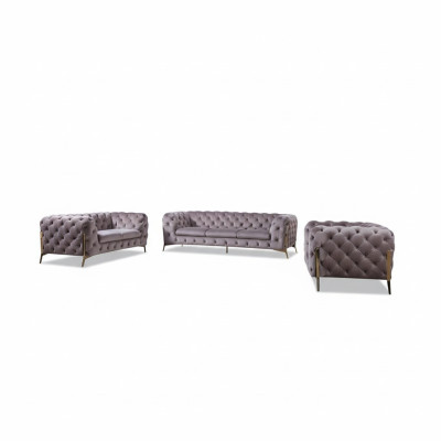 Designer Chesterfield Sofa Set Sofa Couch Upholstery Set 321 Seating Group New