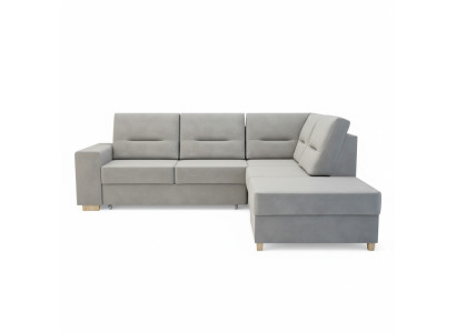 Design corner sofa L-shape bed function couch leather textile sofas corner couch