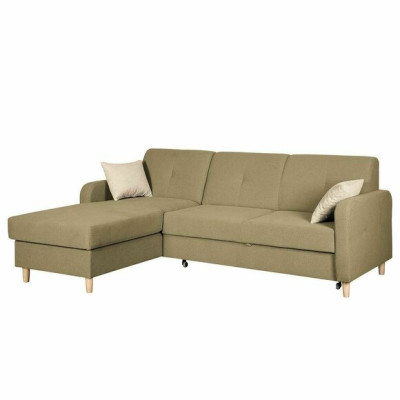 L-shaped sectional sofa living room set upholstery design bed function modern