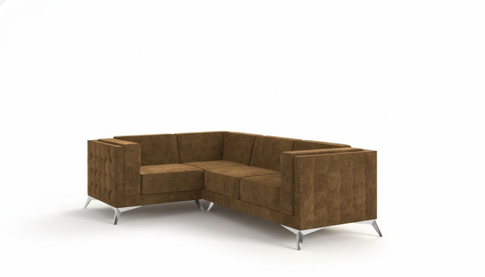 Fabric L-shape couch living area corner sofa set modern design sofa