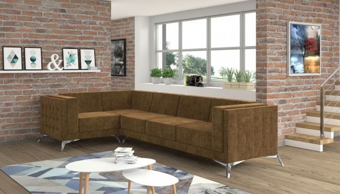 Corner sofa set upholstery living landscape L-shaped sofa designer couch sofas