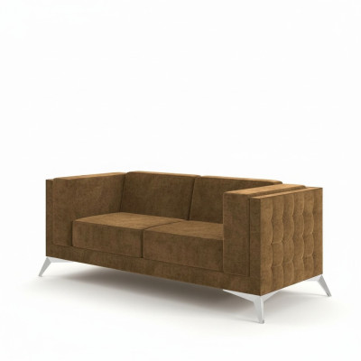 Chesterfield Upholstered Couch Fabric Sofas Sofa Seating Suite Two-Seater 2 Seater